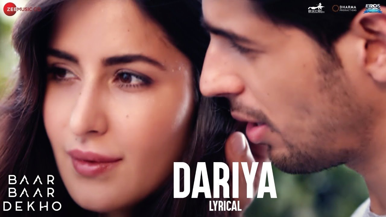 Dariya Lyrics English Translation – Baar Baar Dekho